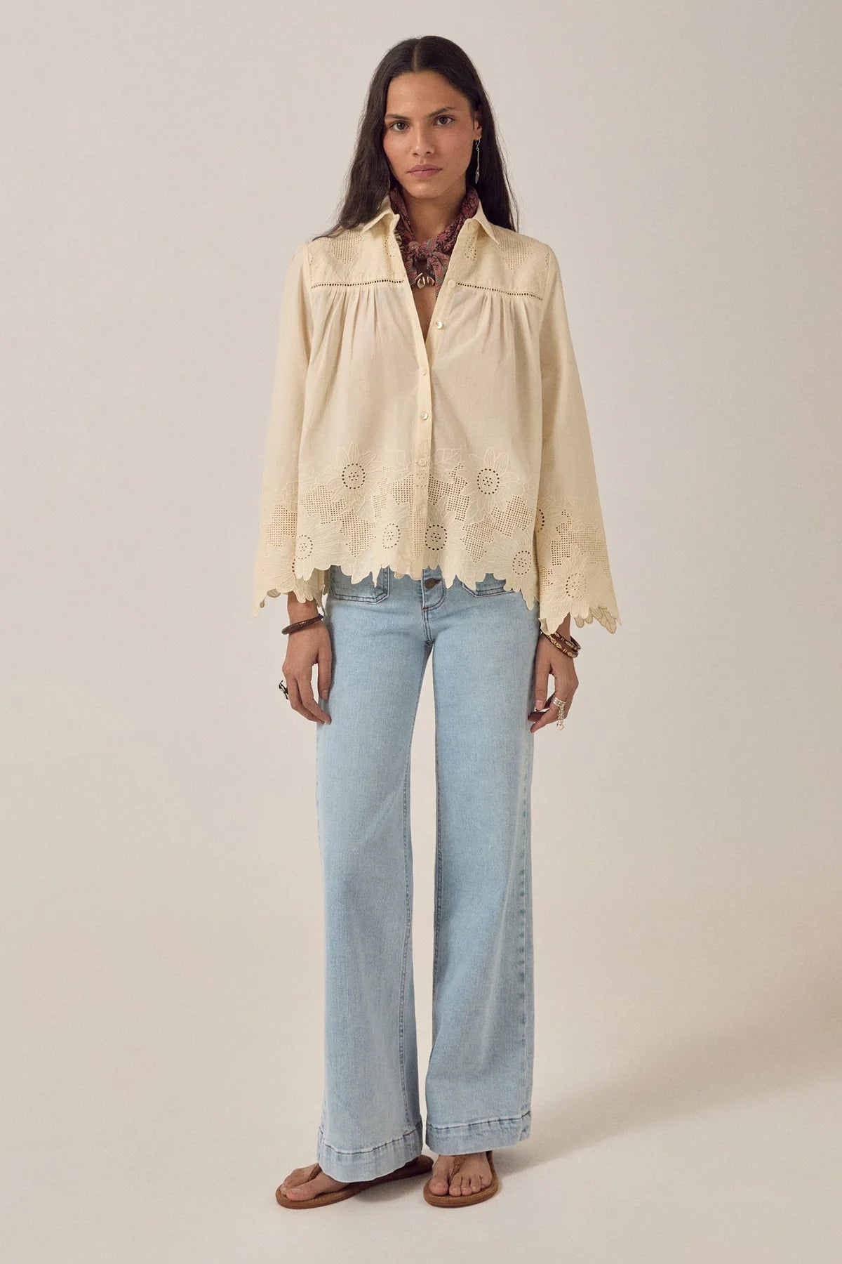 ARBIND BLOUSE maison hôtel 
Ivory