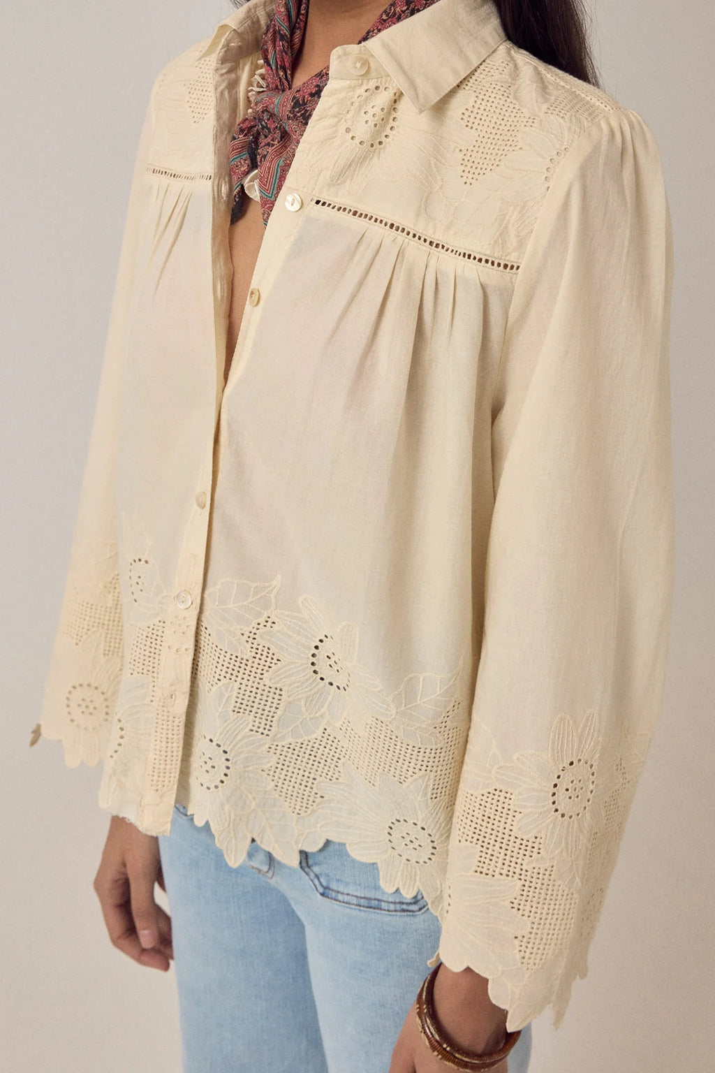 ARBIND BLOUSE maison hôtel 
Ivory