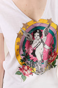 T-shirt Tonton Angel White