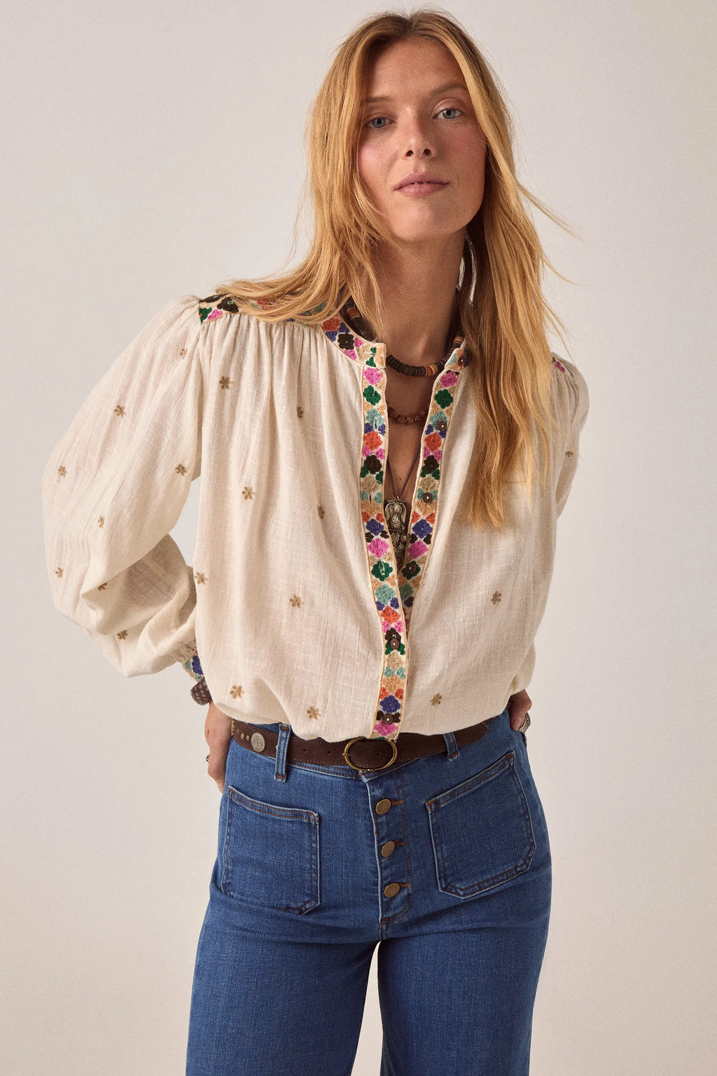 Blouse Cleo off white Maison hôtel