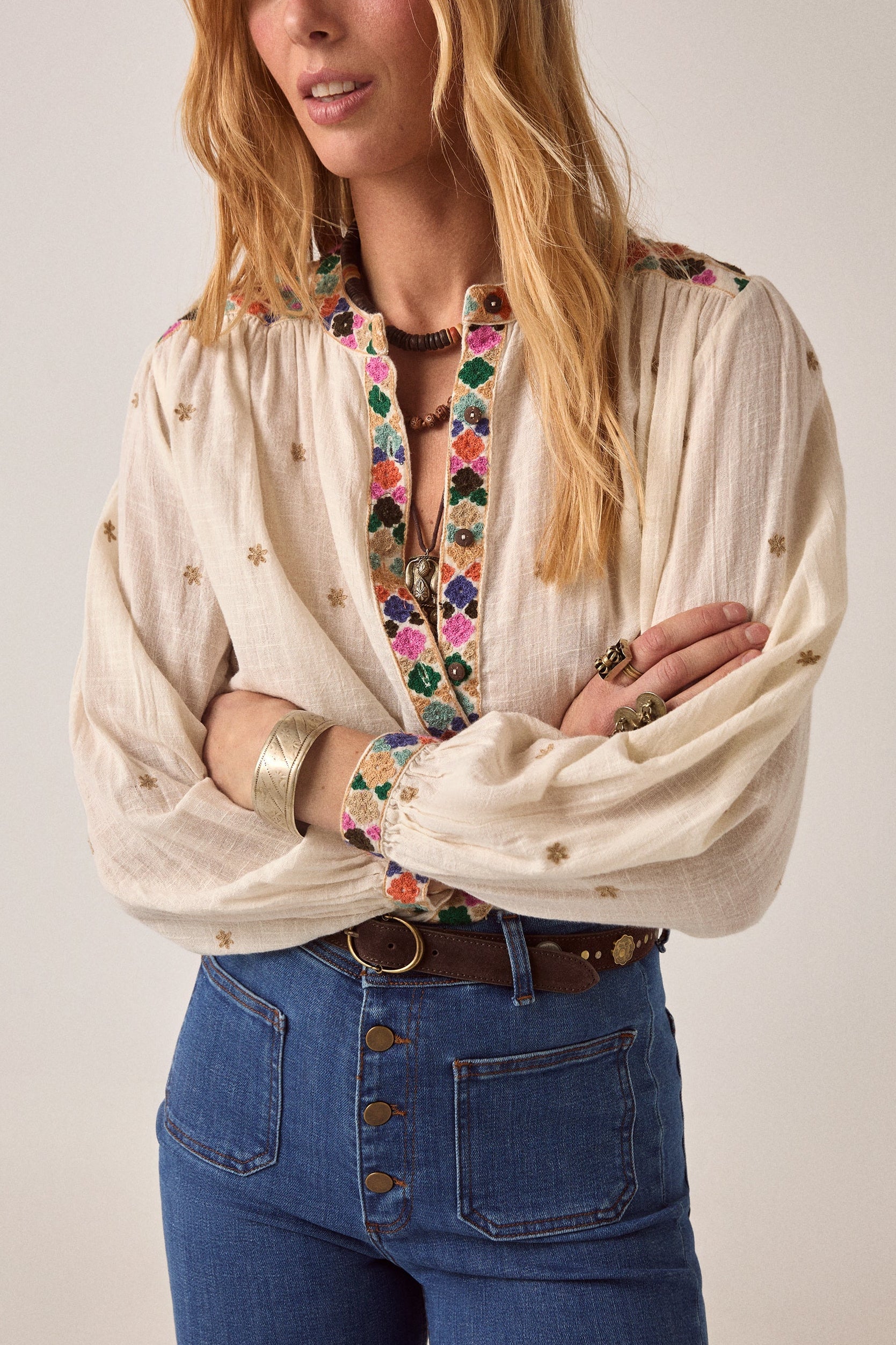 Blouse Cleo off white Maison hôtel